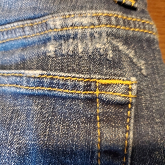 Cat & Jack Fun shred design jeans girls 16 - Picture 4 of 15